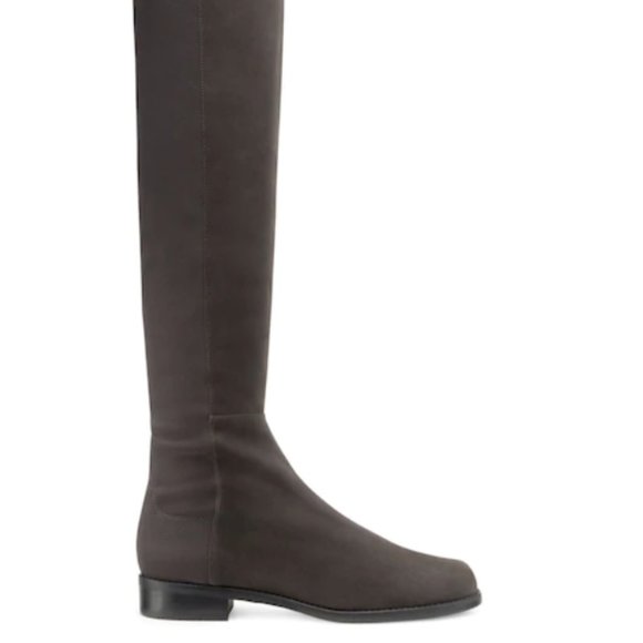 Black suede Stuart Weitzman OTK boots